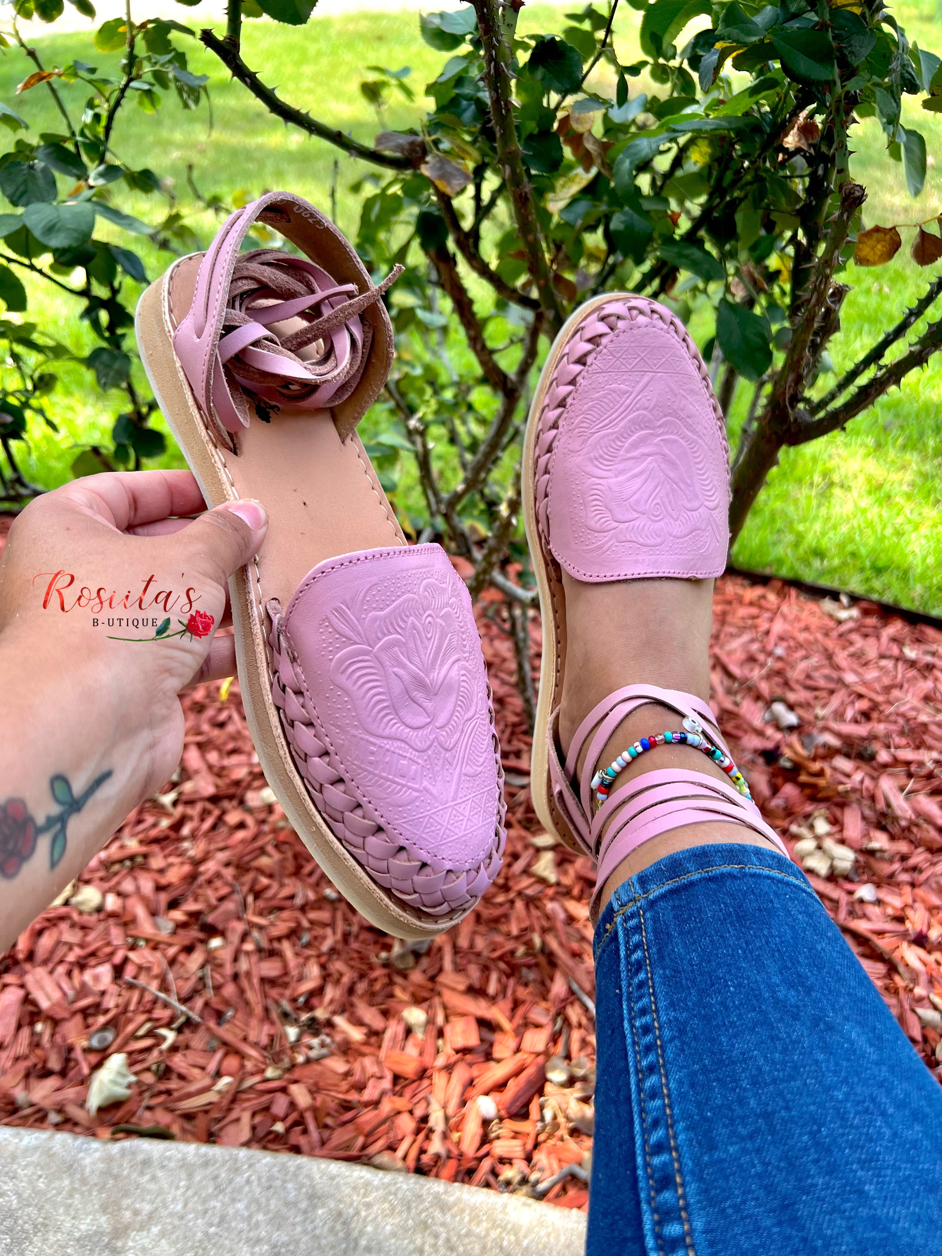 Rosita Lace-up-PINK
